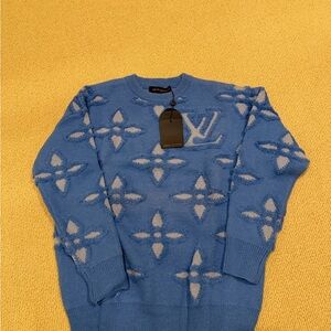 Blue Louis Vuitton Sweater